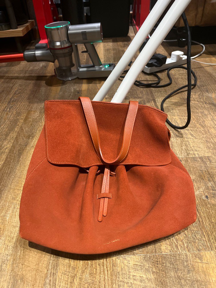 Mansur gavriel suede backpack top