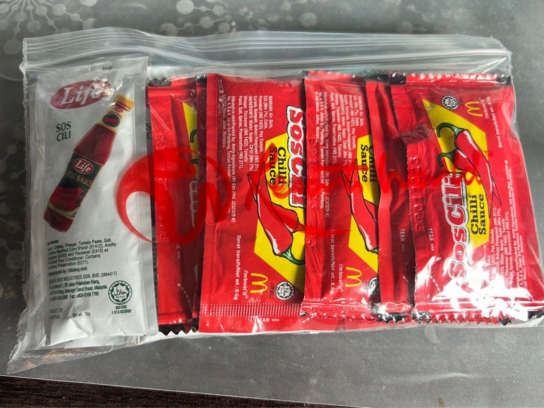 Mcd chili sauce /burger king Chili sauce/ kfc chili sauce, Food