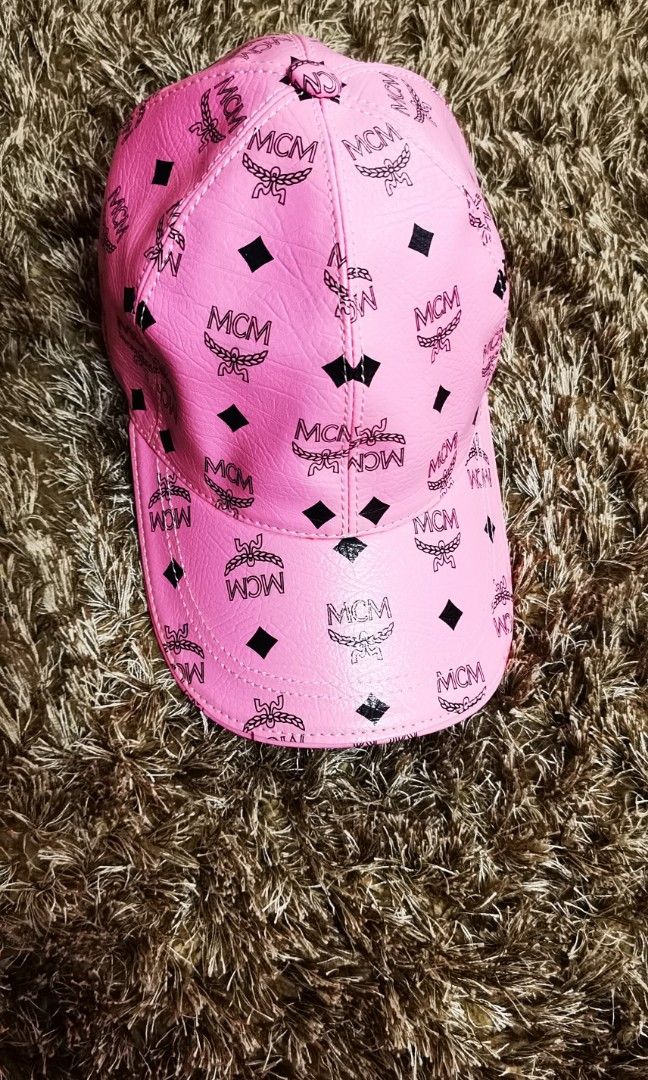 MCM LEATHER CAP Women s Fashion Watches Accessories Hats Beanies on Carousell