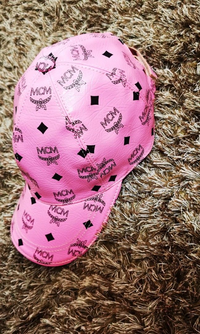 MCM LEATHER CAP