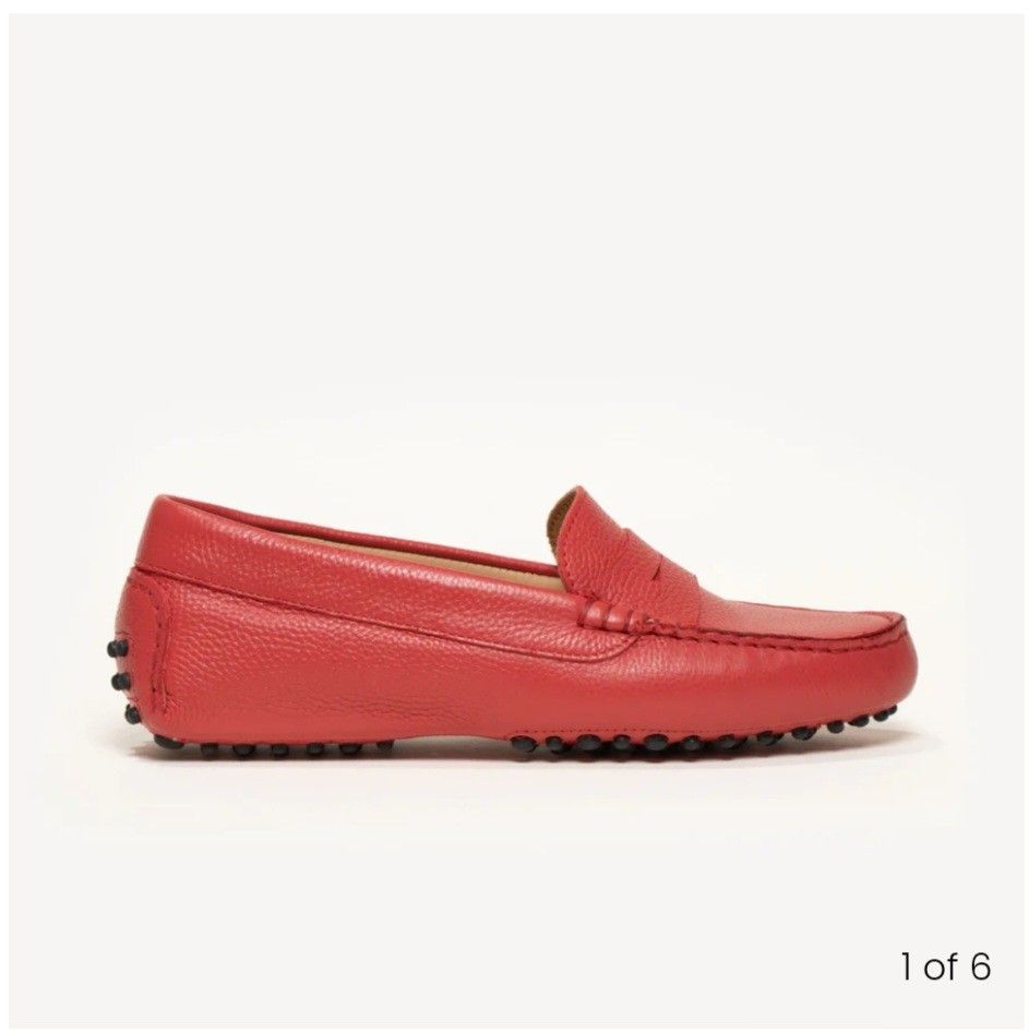 Mens top coral loafers