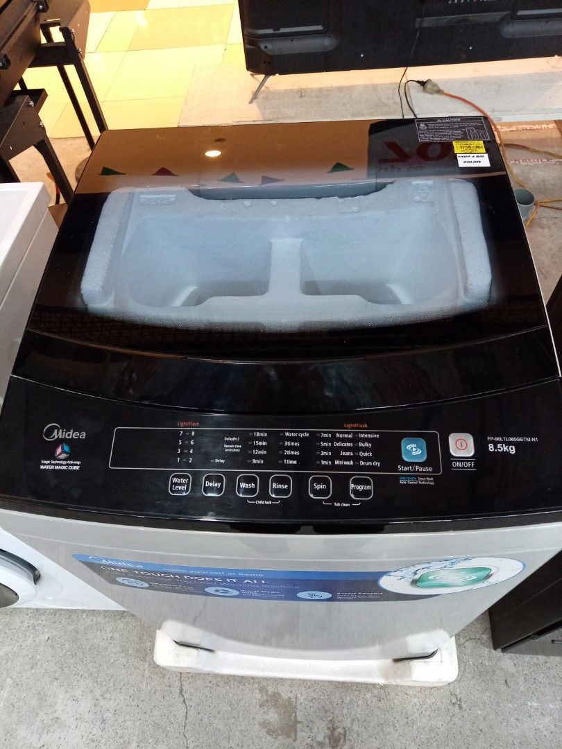 Midea top load washing machine (Category: Washing Machines and Dryers) located in San Jose del Monte. Submitted by raymondquinol164 (Listing ID 1250020064, Image 3). Description: midea washing machine top load 8.5 kg inverter 220 v.
