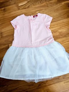 Miki cute pink ruffle dress