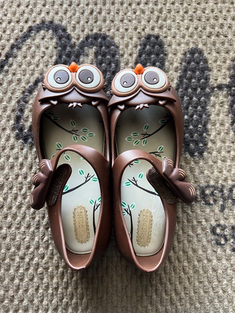 Mini melissa cheap owl shoes