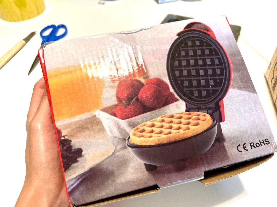 DMWD Automatic Non-stick Electric Cartoon waffle maker muffin