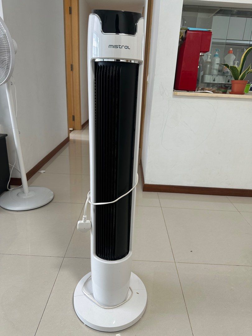 Mistral Tower Fan with Remote, Furniture & Home Living, Lighting & Fans