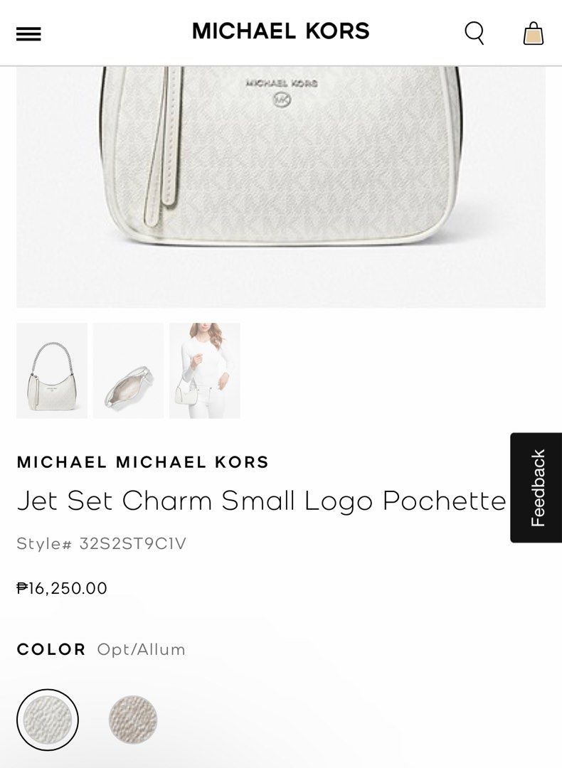 Michael Kors - Jet Set Charm Small Logo Pochette, Luxury, Bags & Wallets on  Carousell
