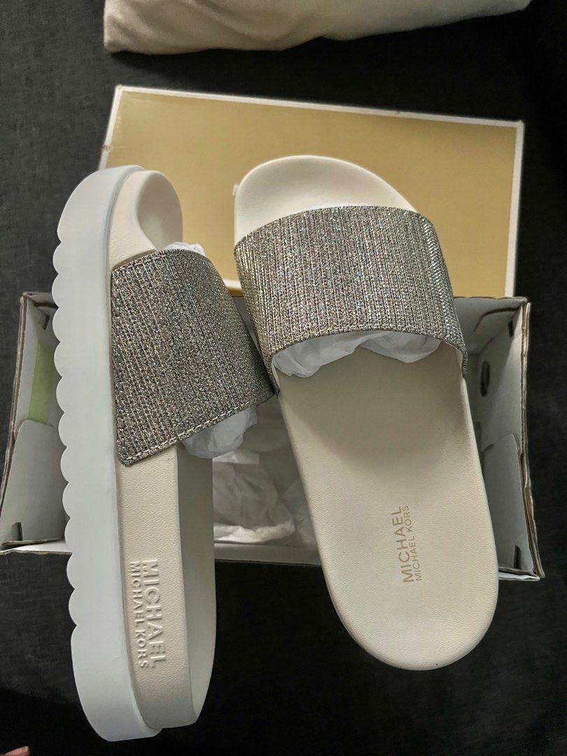 MK Slide Size 8 Women s Fashion Footwear Wedges on Carousell