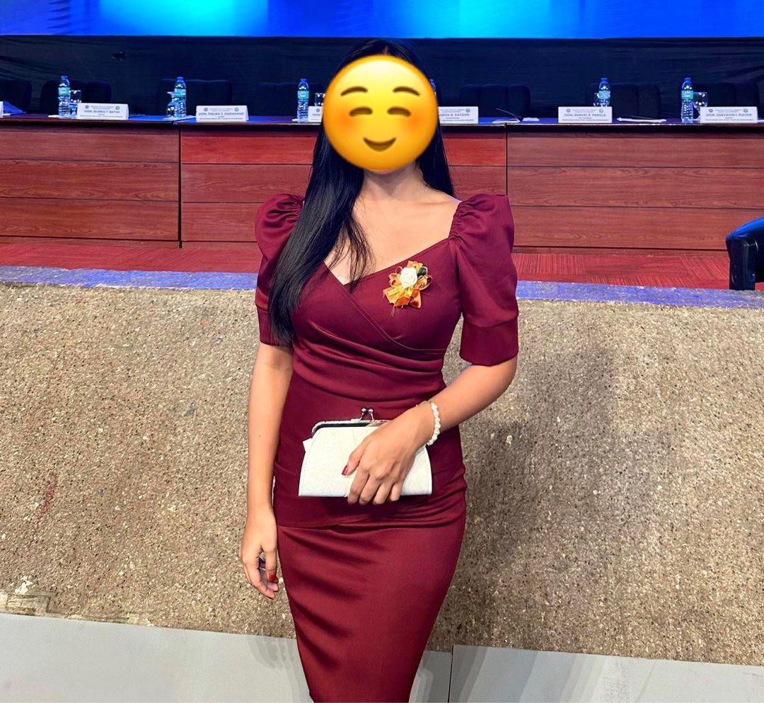 Filipiniana cocktail dress 2025