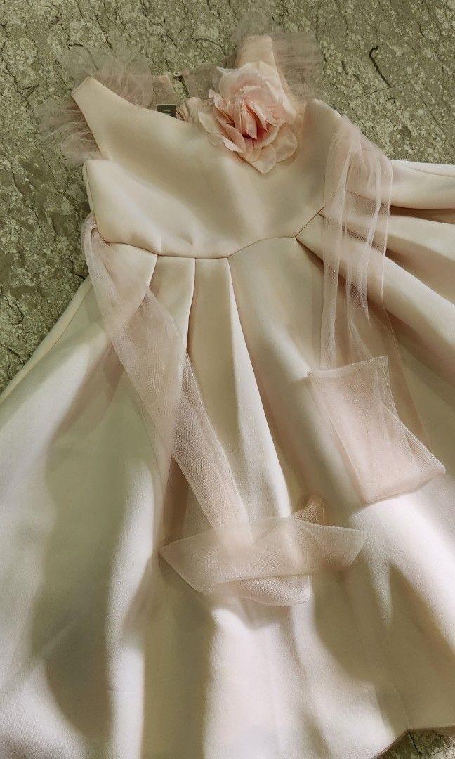 Monsoon brand peach dress for girls age 5