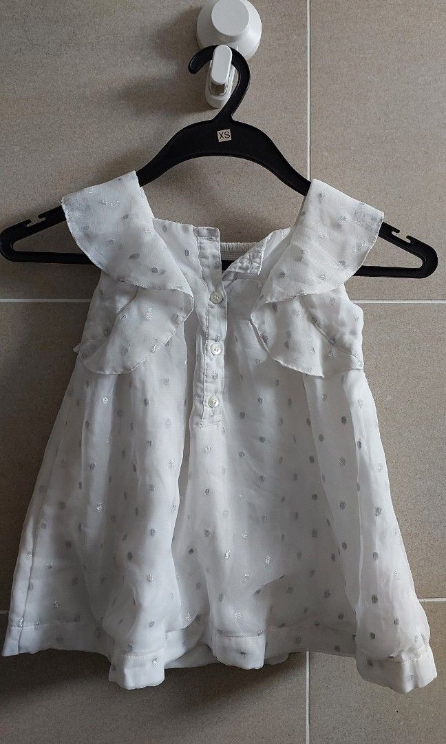Mothercare white dress sales