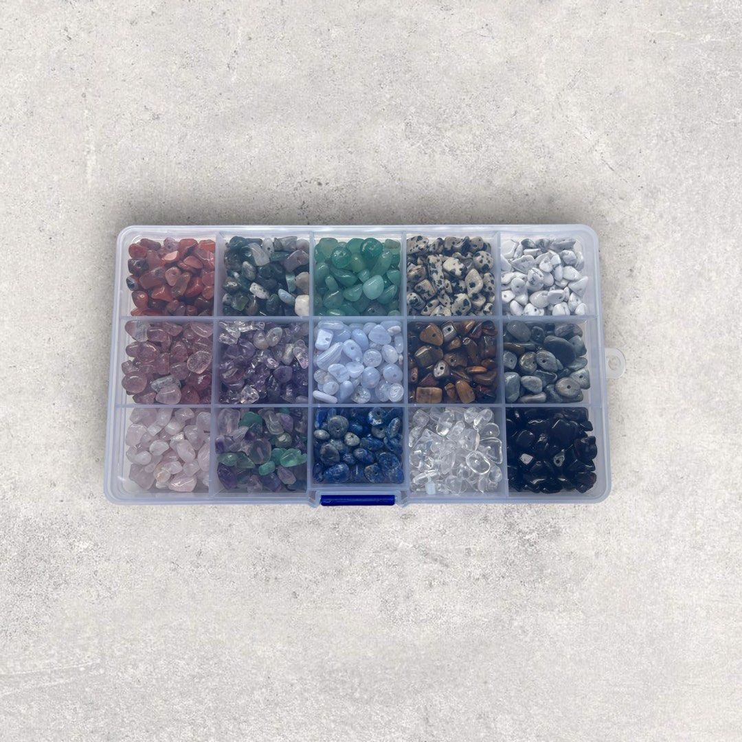 Gemstone chip beads hot sale