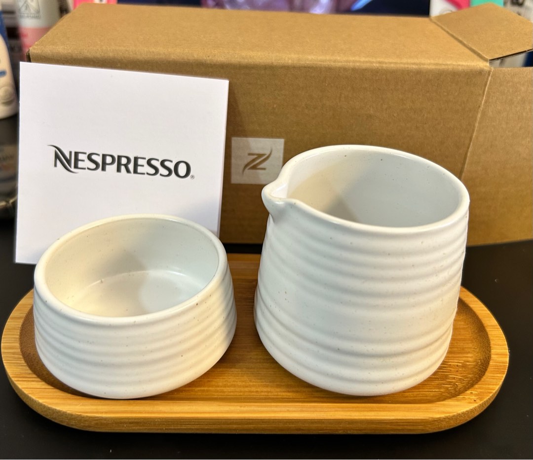 Nespresso serving set, Furniture & Home Living, Kitchenware & Tableware
