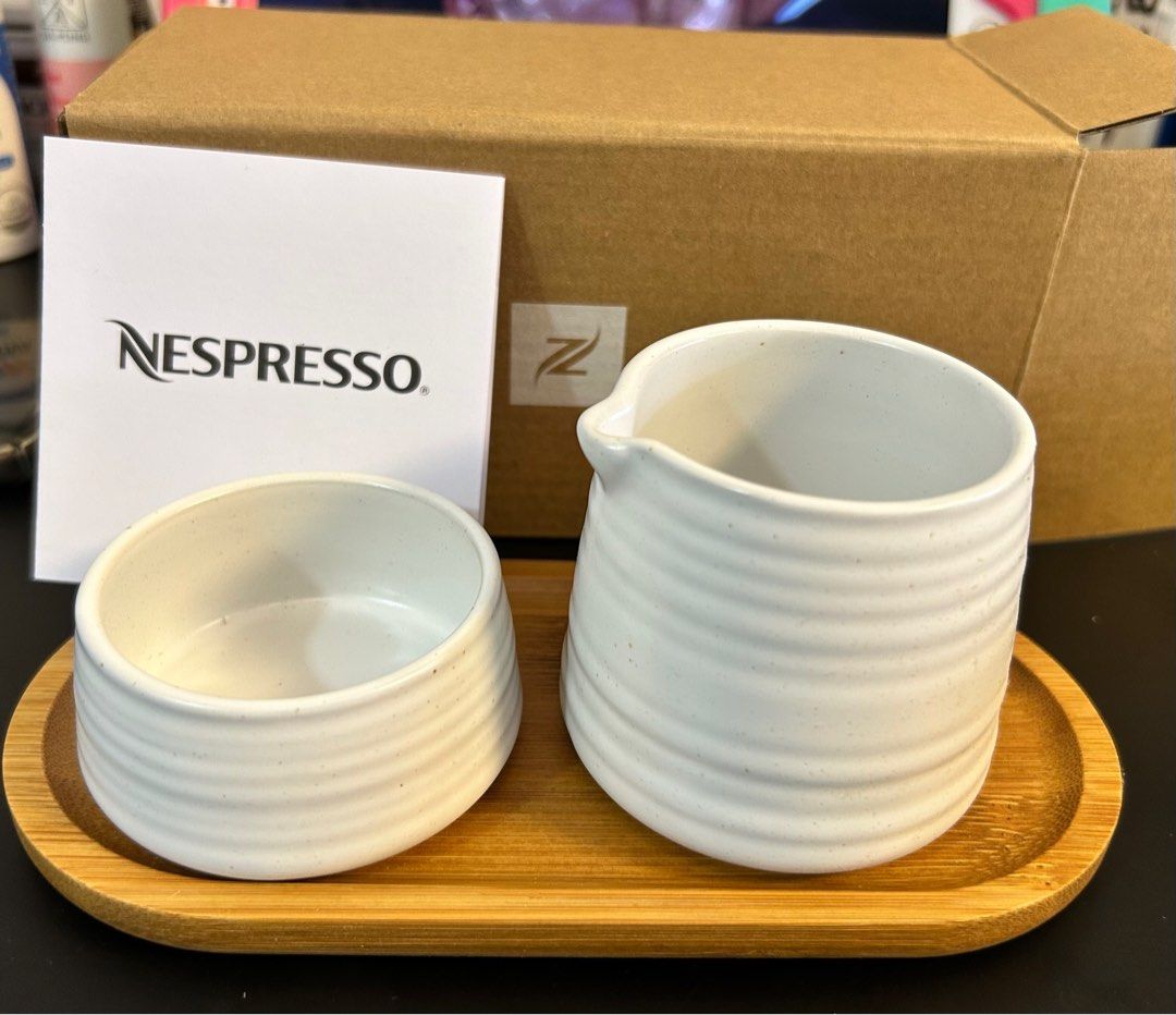 Nespresso serving set, Furniture & Home Living, Kitchenware & Tableware