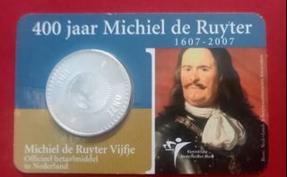 Netherlands 5 euro 2007 silver
