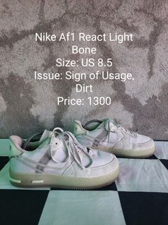 Nike Af1 React Light Bone