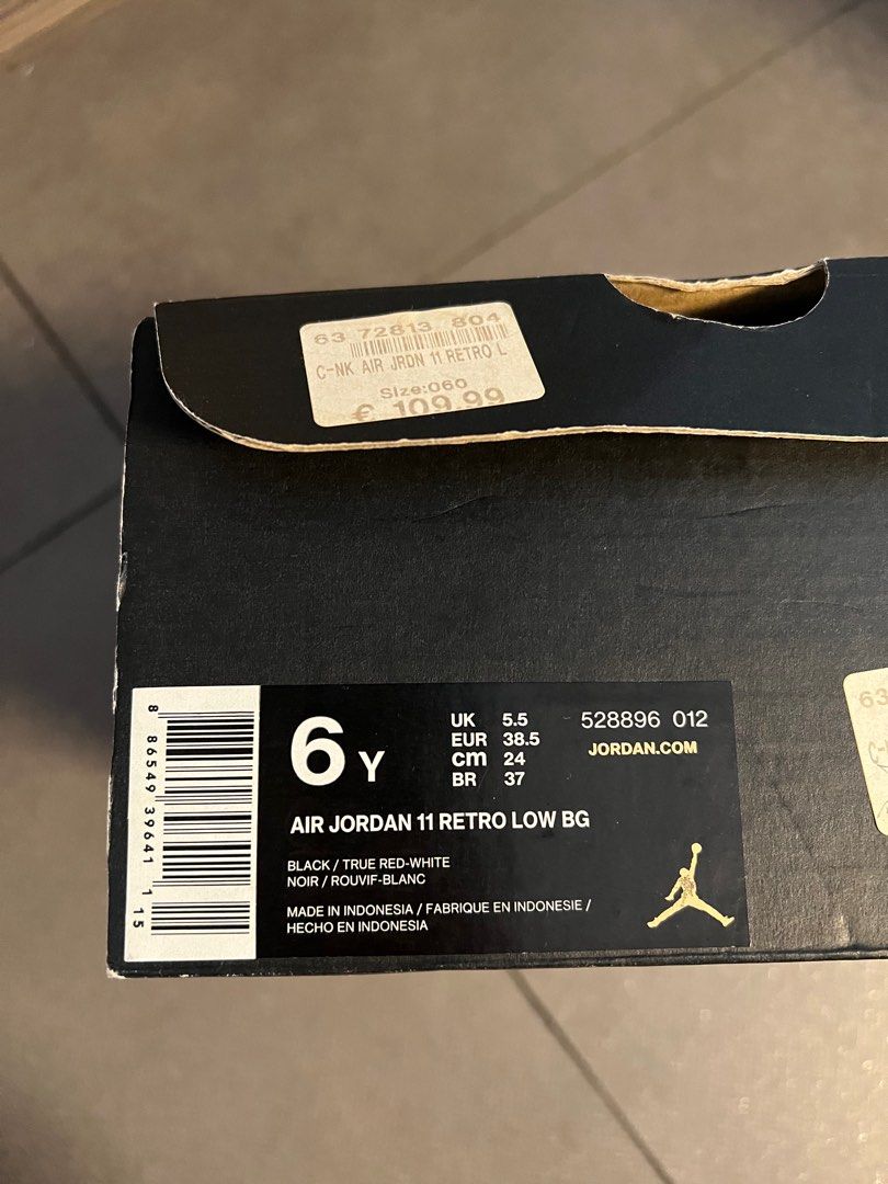 Nike Air Jordan 11 Retro Low BG Size: UK5.5/Eur38.5/24cm/Br37, 女