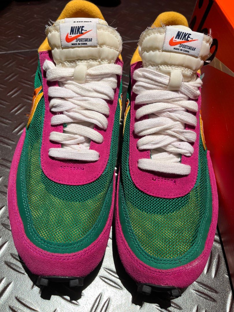 Sacai waffle pink sales