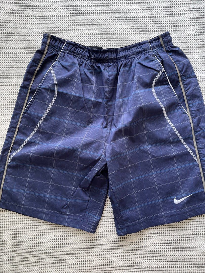 blue and purple nike shorts