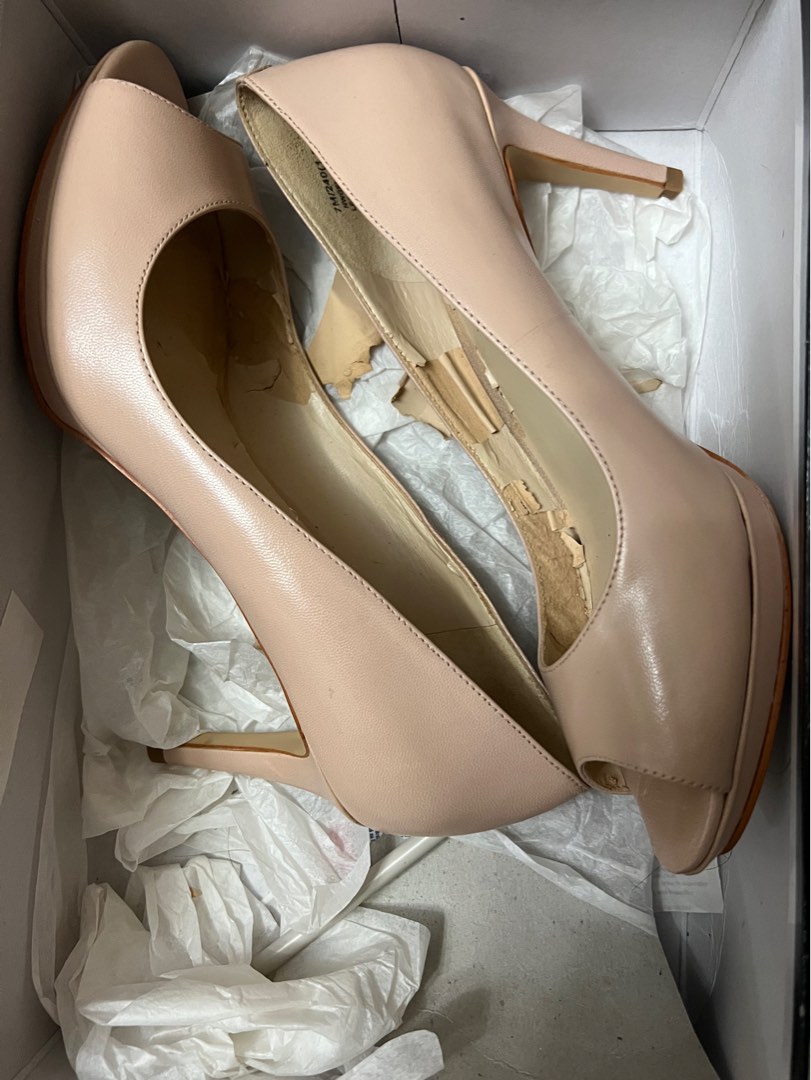 Nine west beige online pumps