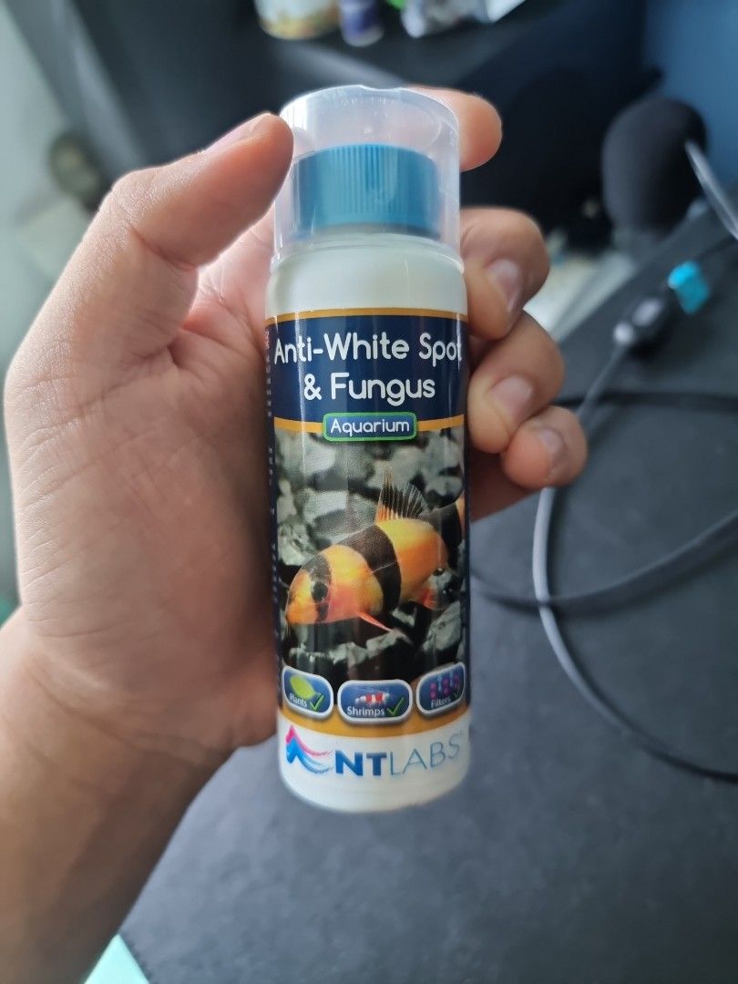 NT LABS anti white spot and fungus for fish aquarium freshwater, Pet
