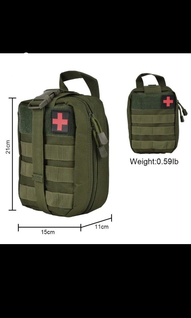 Nylon First Aid Bag Medical Pouch