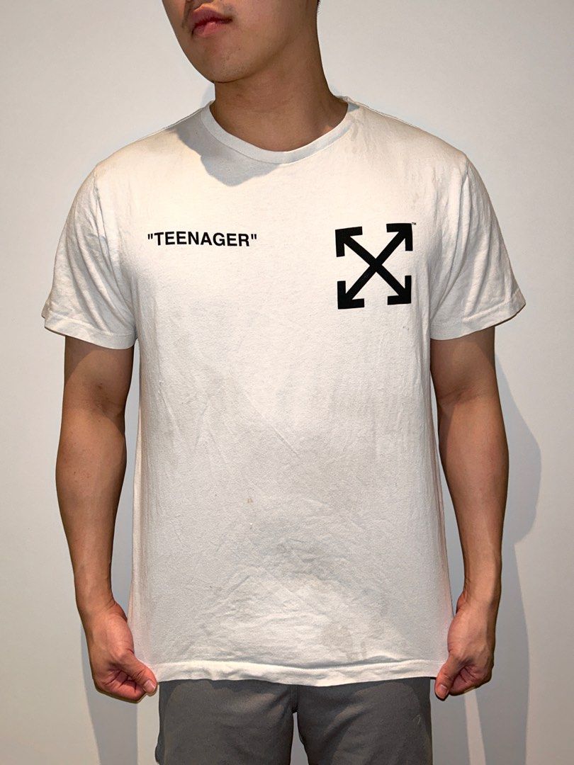 Off white top teenager tee