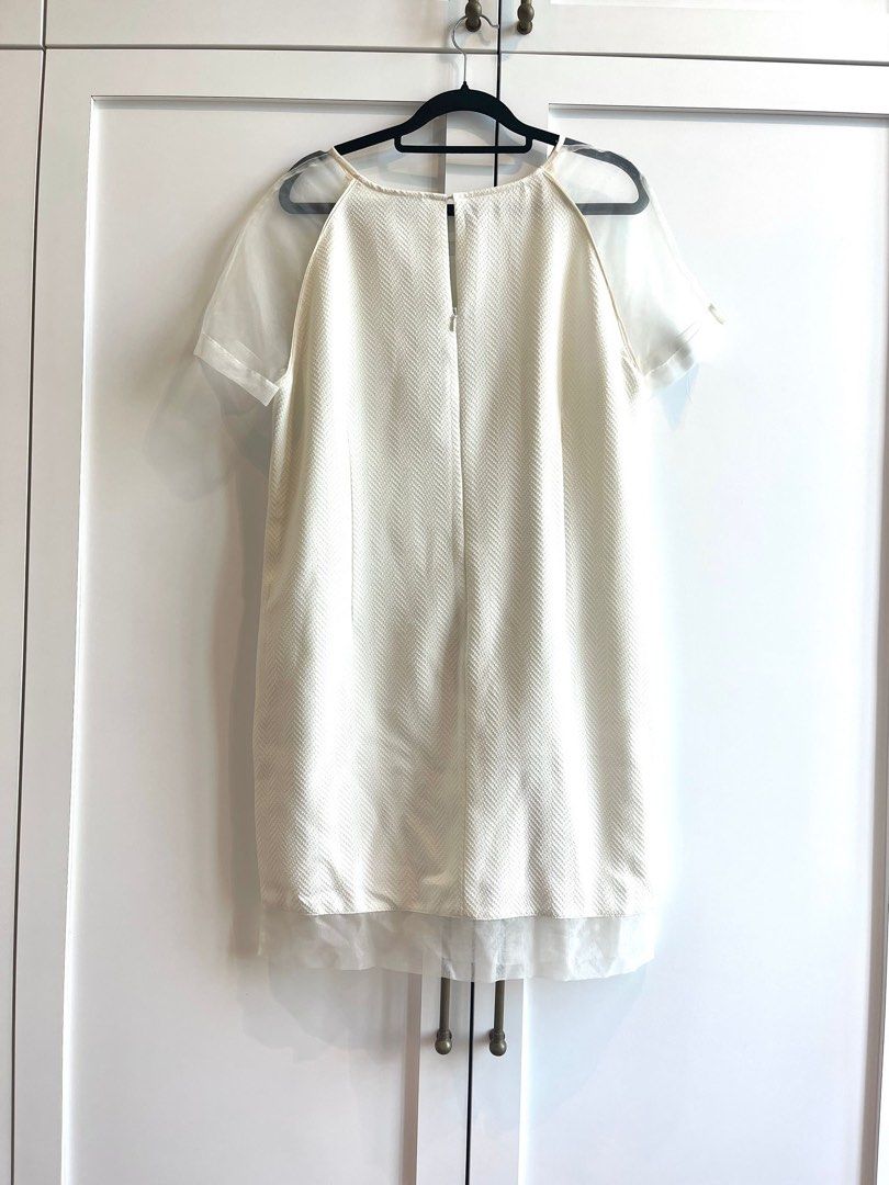 Pale cream shift dress new arrivals
