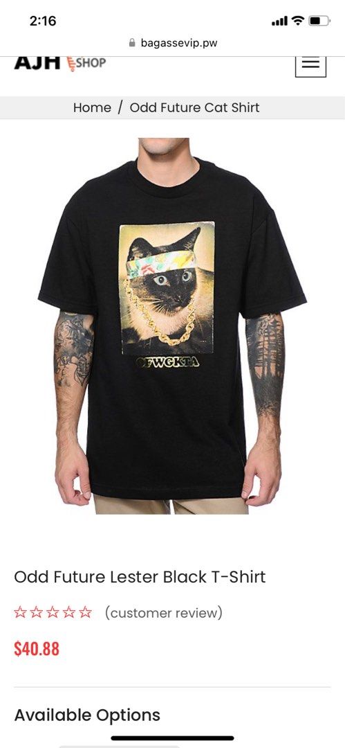 Ofwgkta on sale cat shirt