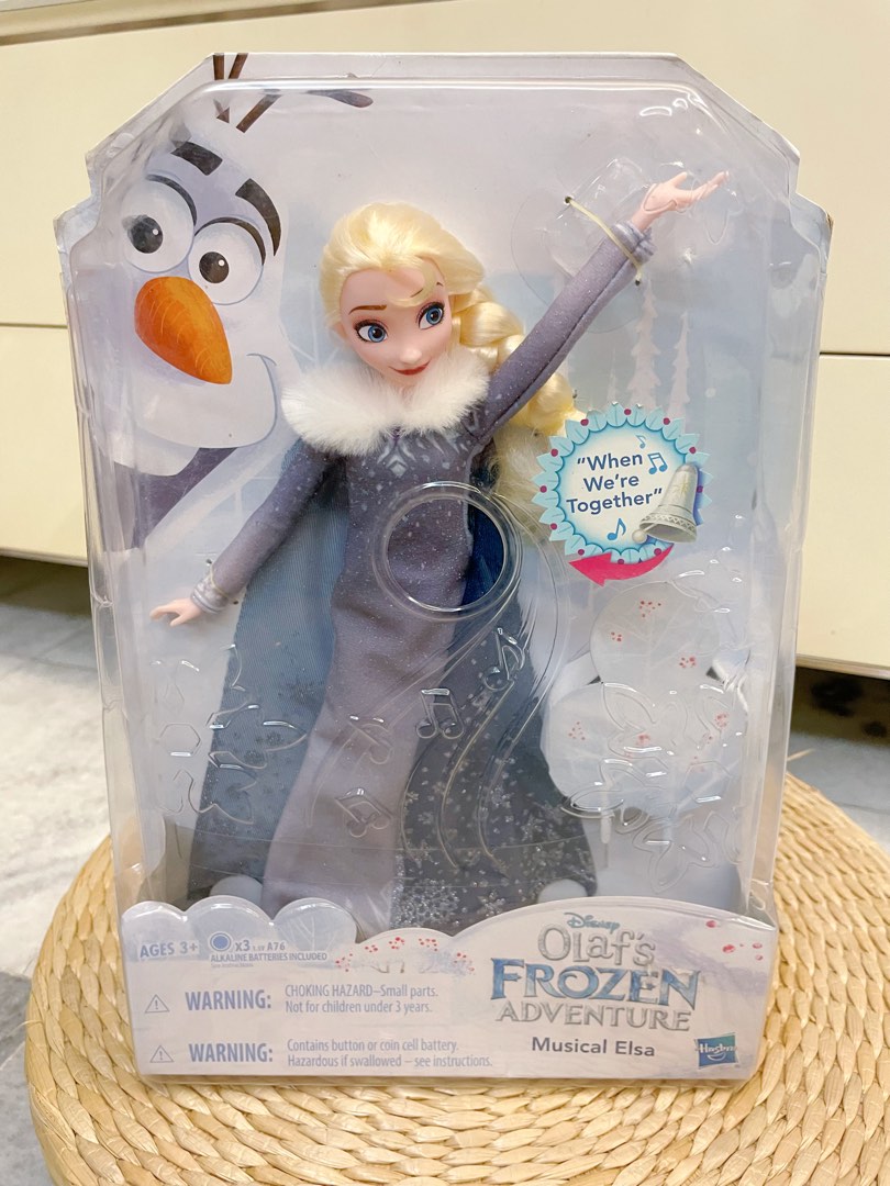 Disney olaf's frozen adventure elsa doll hotsell