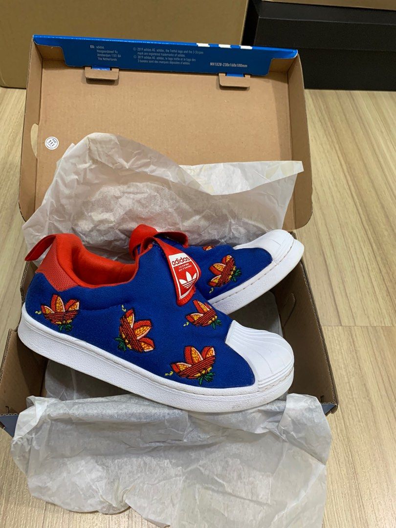 Adidas superstar blue colour discount