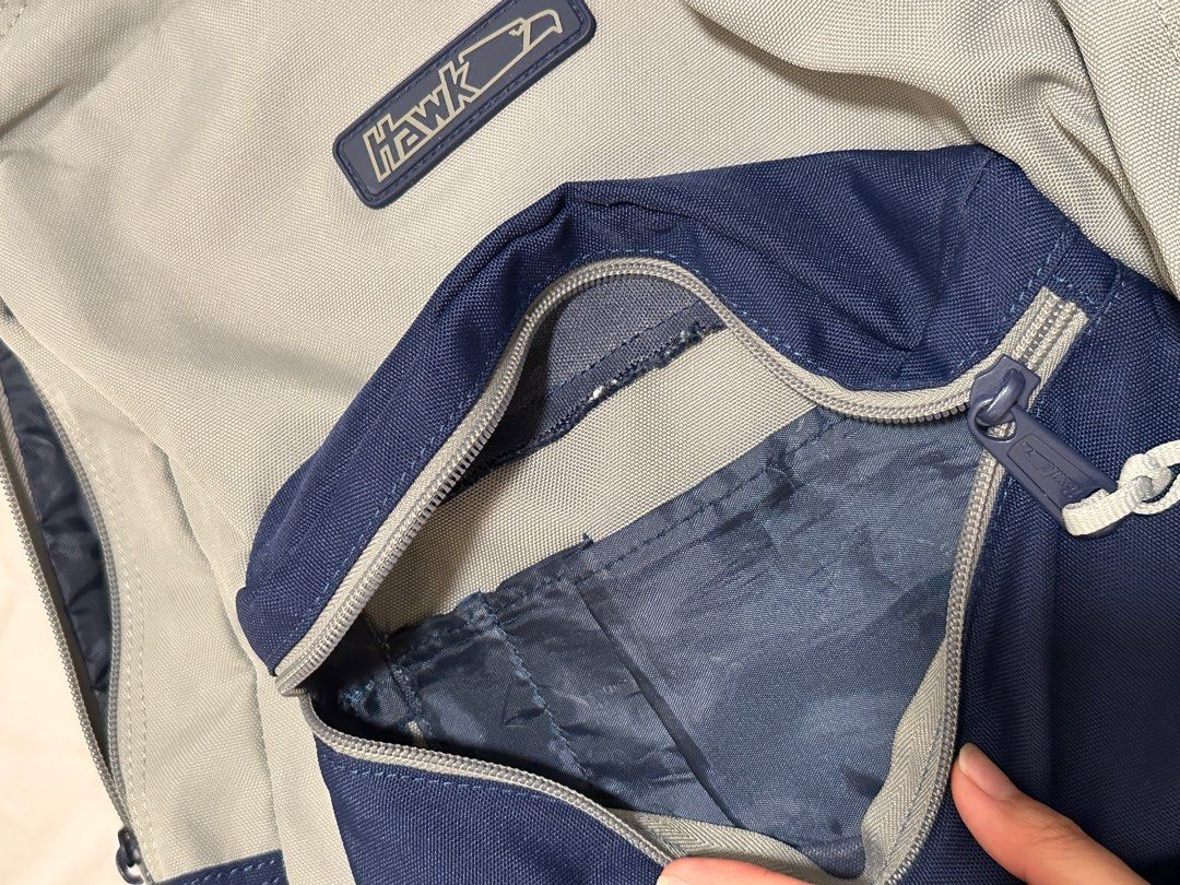 Original Hawk Bag Gray and Navy Blue on Carousell