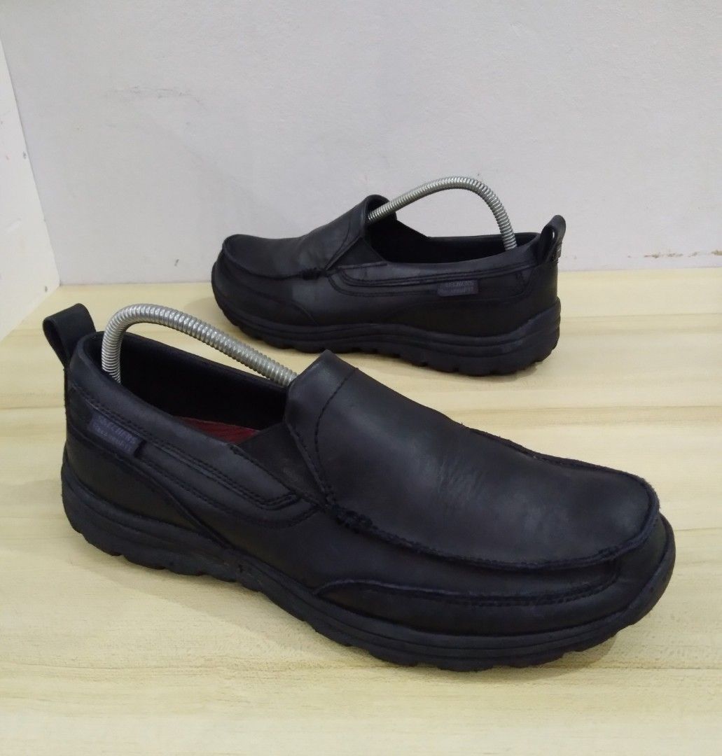 Original Skechers Work Full Leather 9uk Men s Fashion Footwear