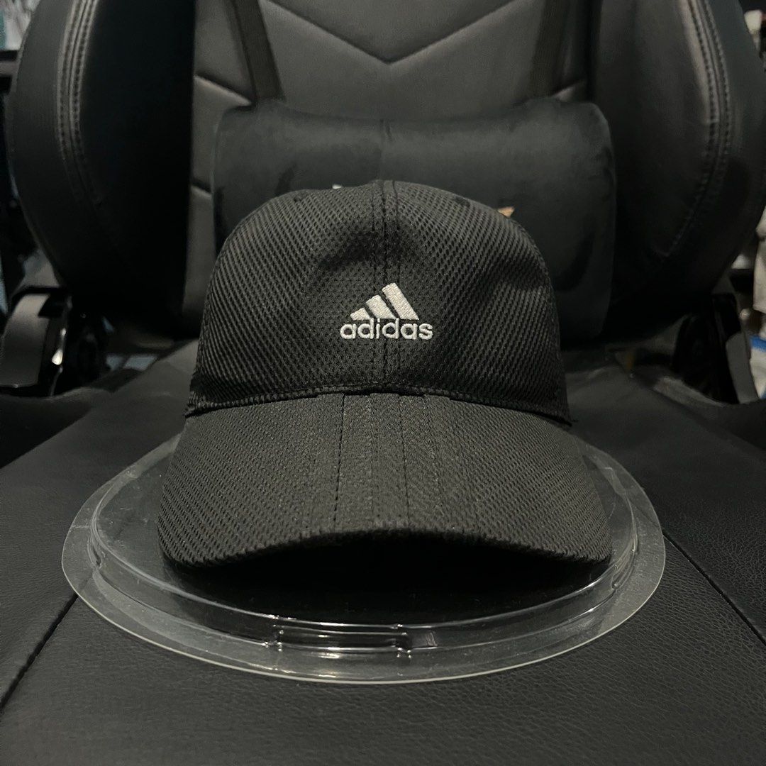 OSFA Adidas 3 Stripe Black Cap