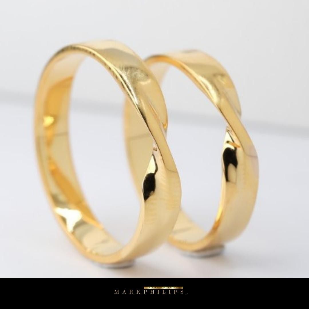 Solid 14k Gold Simple Wedding Ring, Three Leaf Ring,thin Gold Ring