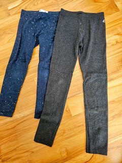 Petit bateau and cotton on sparkly Leggings