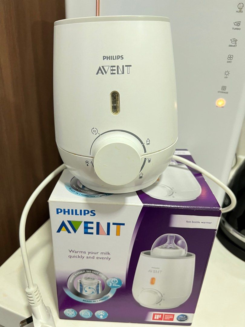 Philips Avent Fast Bottle Warmer Babies Kids Nursing Feeding