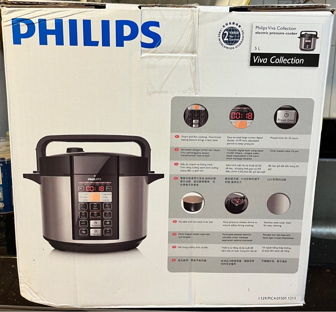 Philips Computerized Electric Pressure ELECTRIC PRESSURE COOKER Cooker
