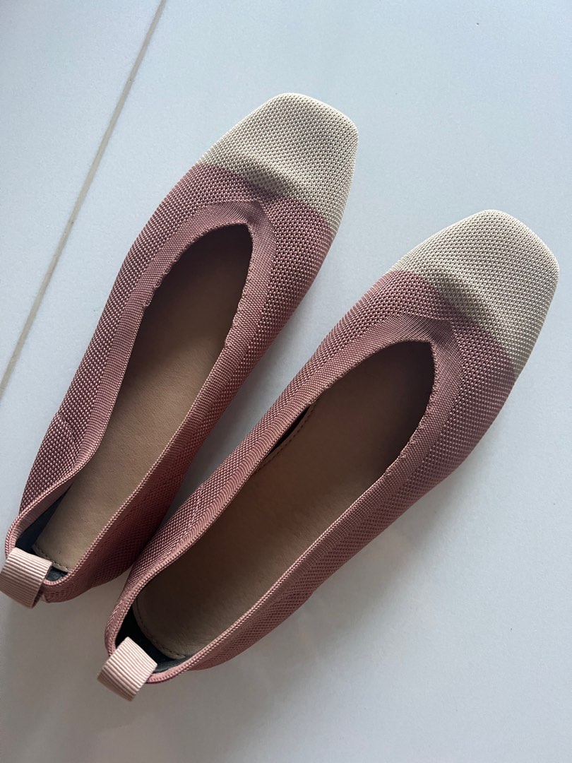 bright pink flats womens