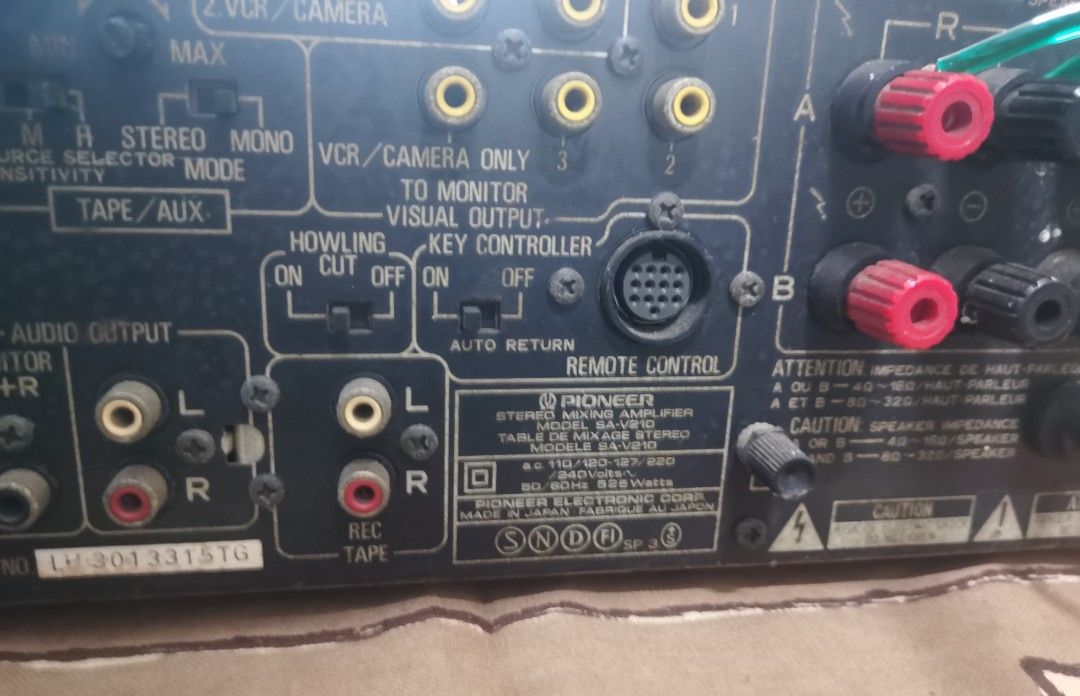 Pioneer SAV210 Stereo Mixing Amplifier, Audio, Soundbars, Speakers