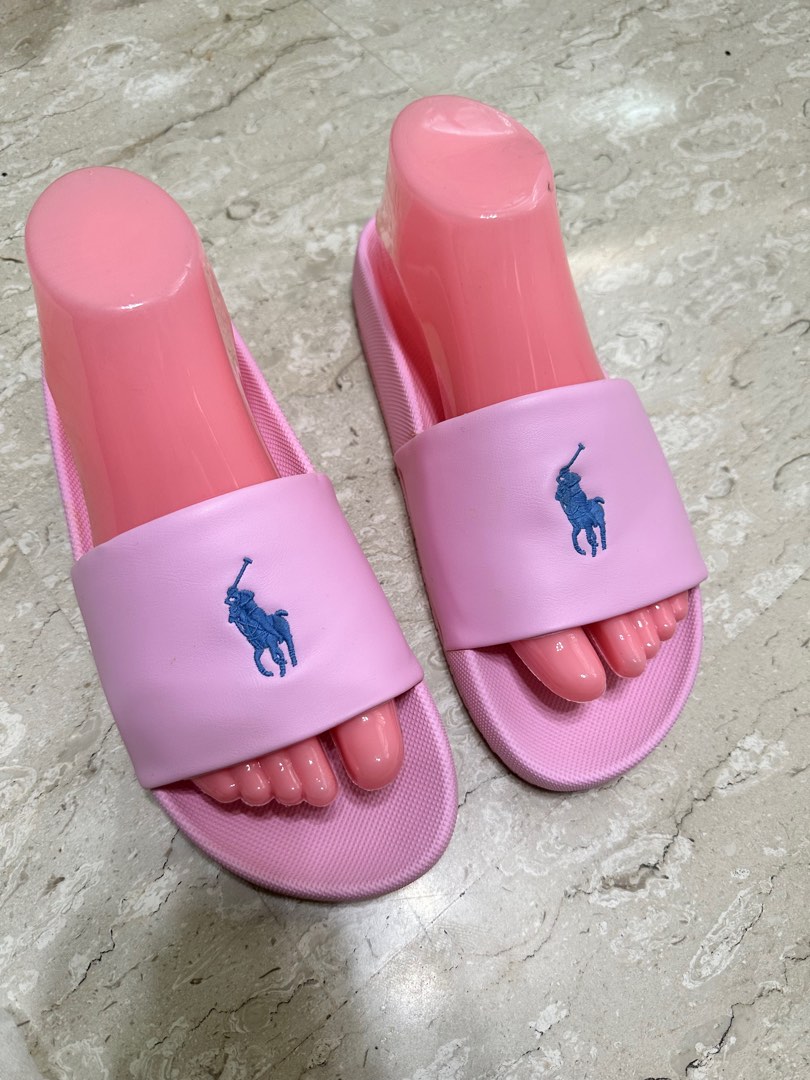 Polo Ralph Lauren Slides in Pink