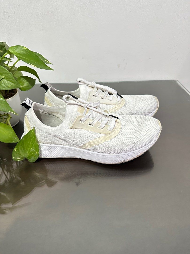 Sperry white hotsell rubber shoes