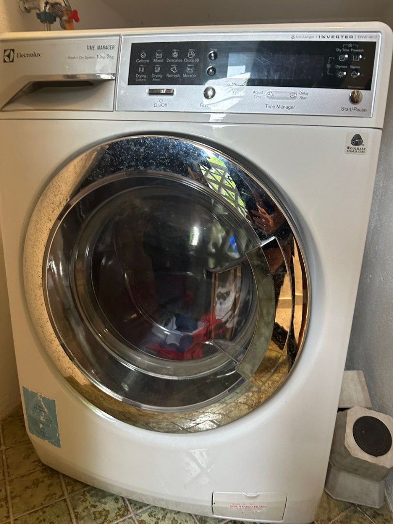 Electrolux washer dryer combo not drying deals