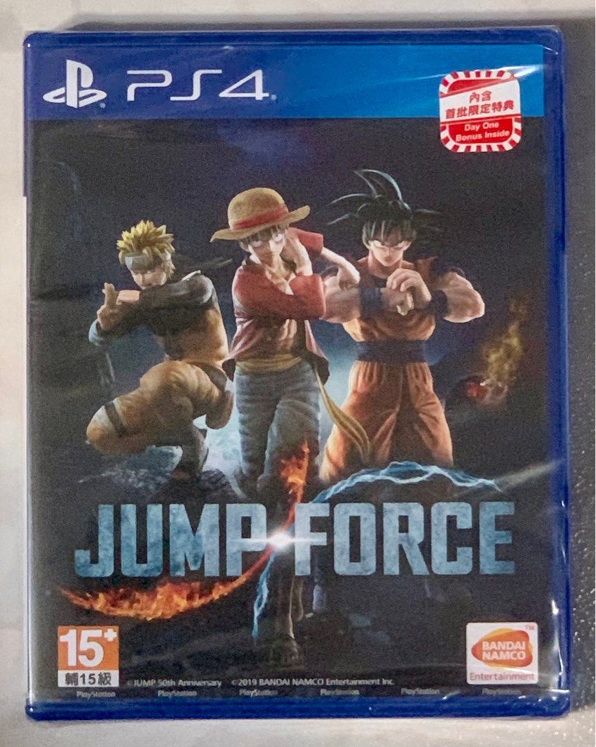 PS4 PLAYSTATION 4 GAMES - JUMP FORCE 少年JUMP動漫明星大亂鬥(香港