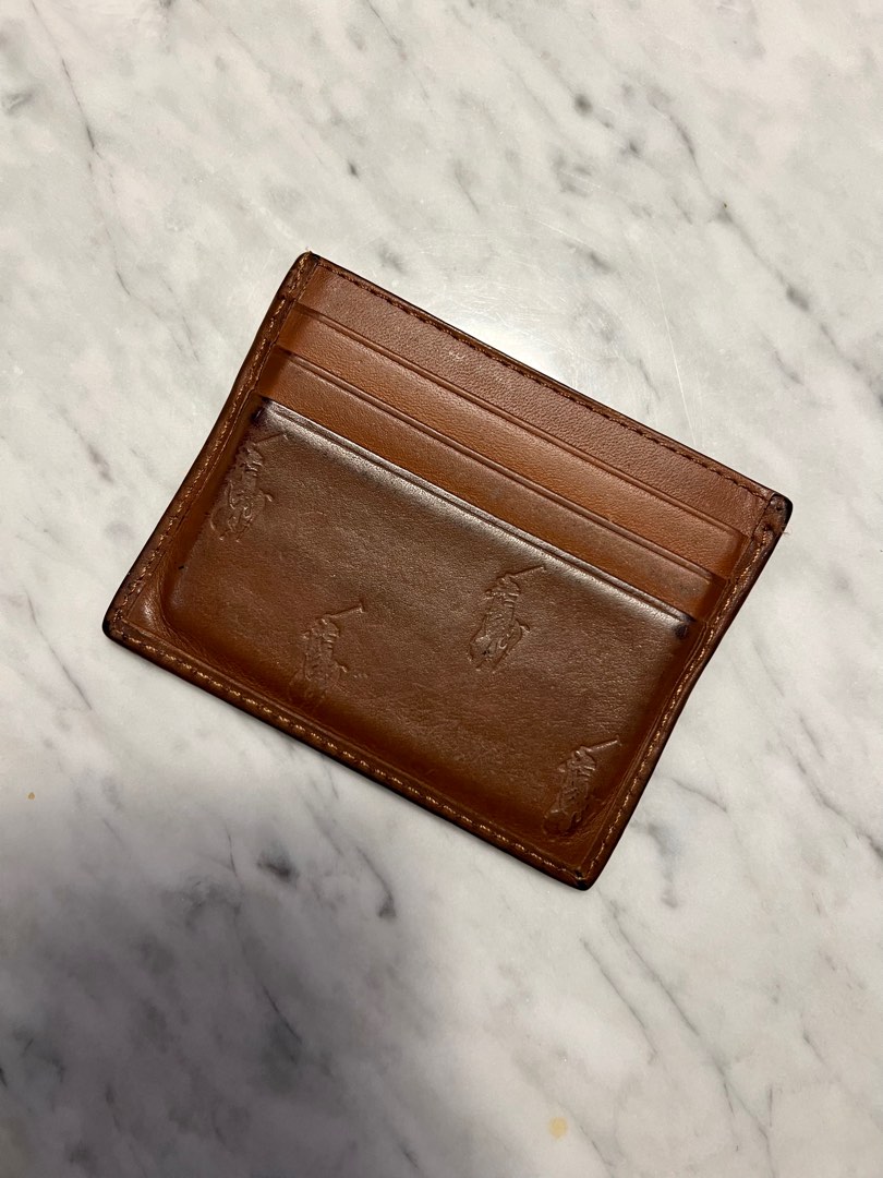 Original Ralph Lauren Leather Card Holder, Men