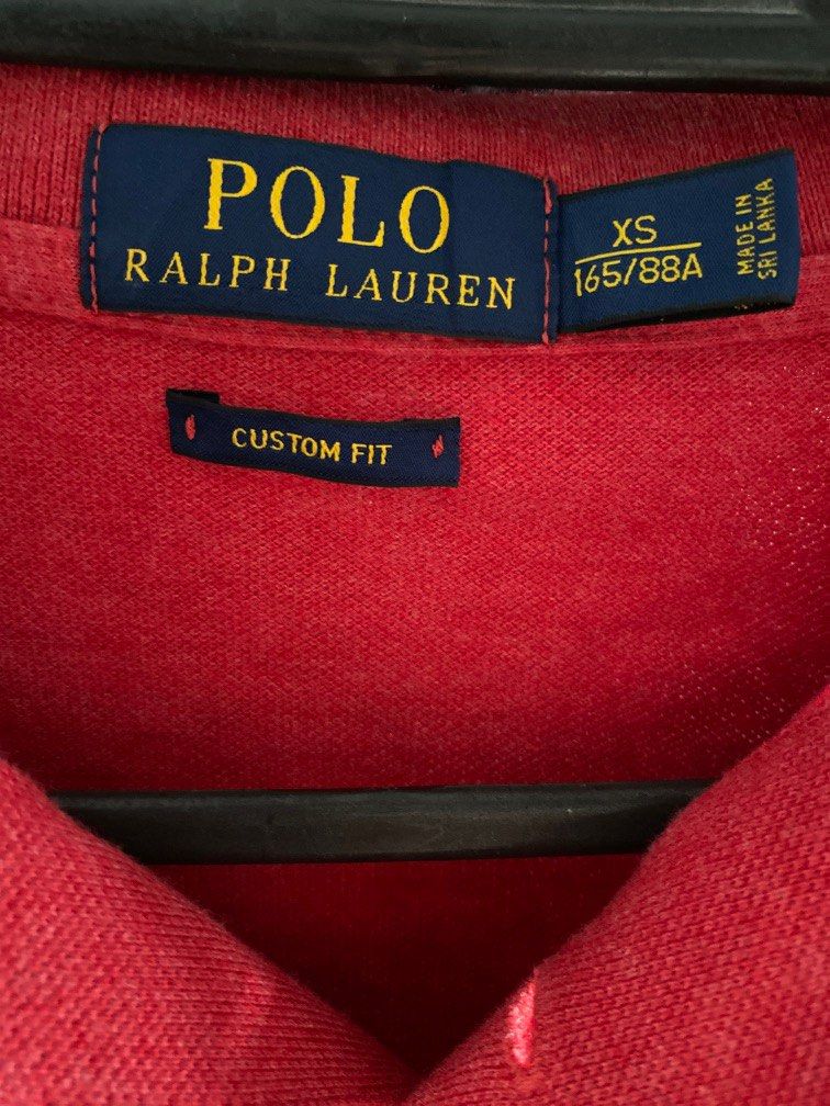Ralph Lauren Polo Red custom fit sweater Men s Fashion Tops