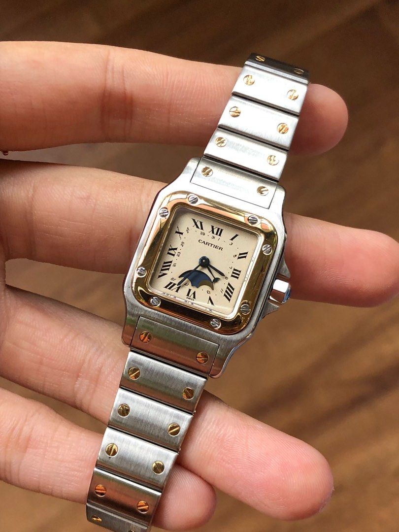 Cartier new arrivals santos moonphase
