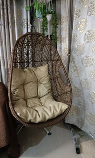 Rattan Swing Chair Indoor/outdoor with free cushion