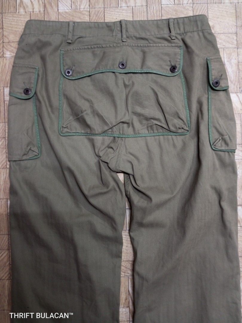 Red Tornado P44 Monkey Pants Vintage Men's Workwear HBT Cargo Trousers