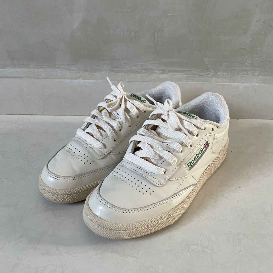 Reebok c85 top vintage green